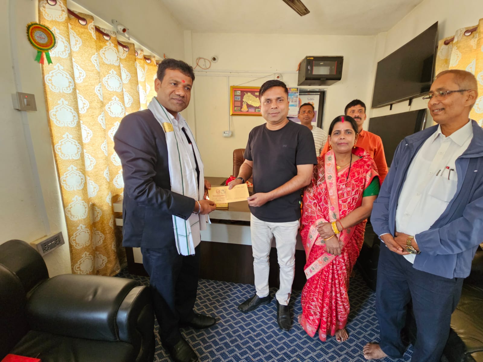 श्री सुरेश प्रसाद दास सरको स्वागत कार्यक्रम ।